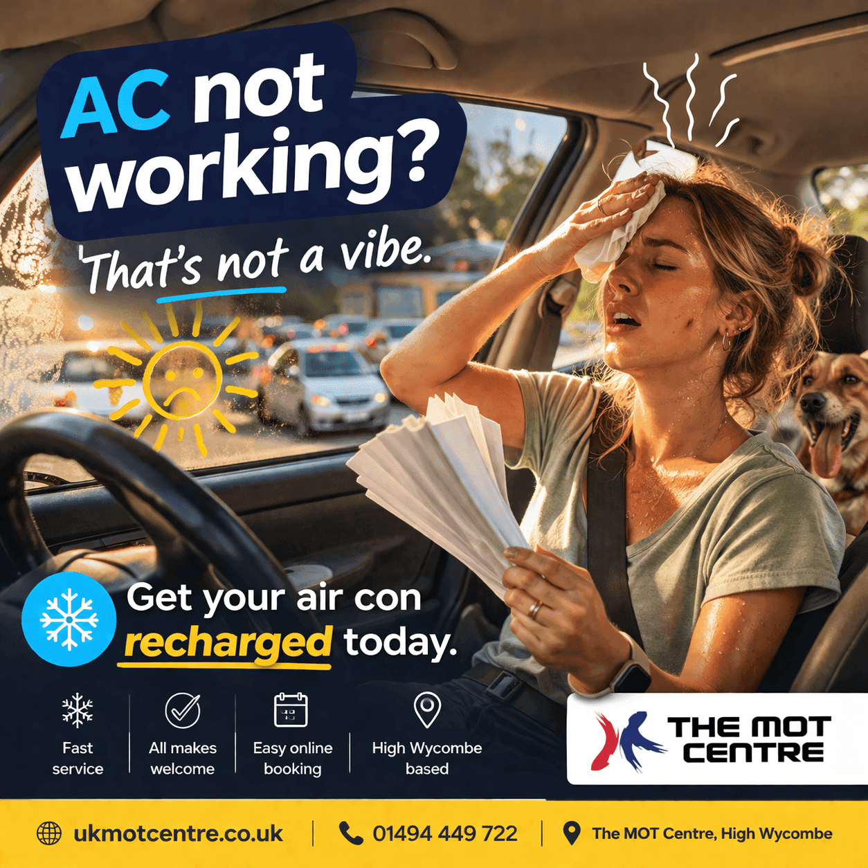 car air con regas high wycombe, Air Con Regas, The MOT Centre