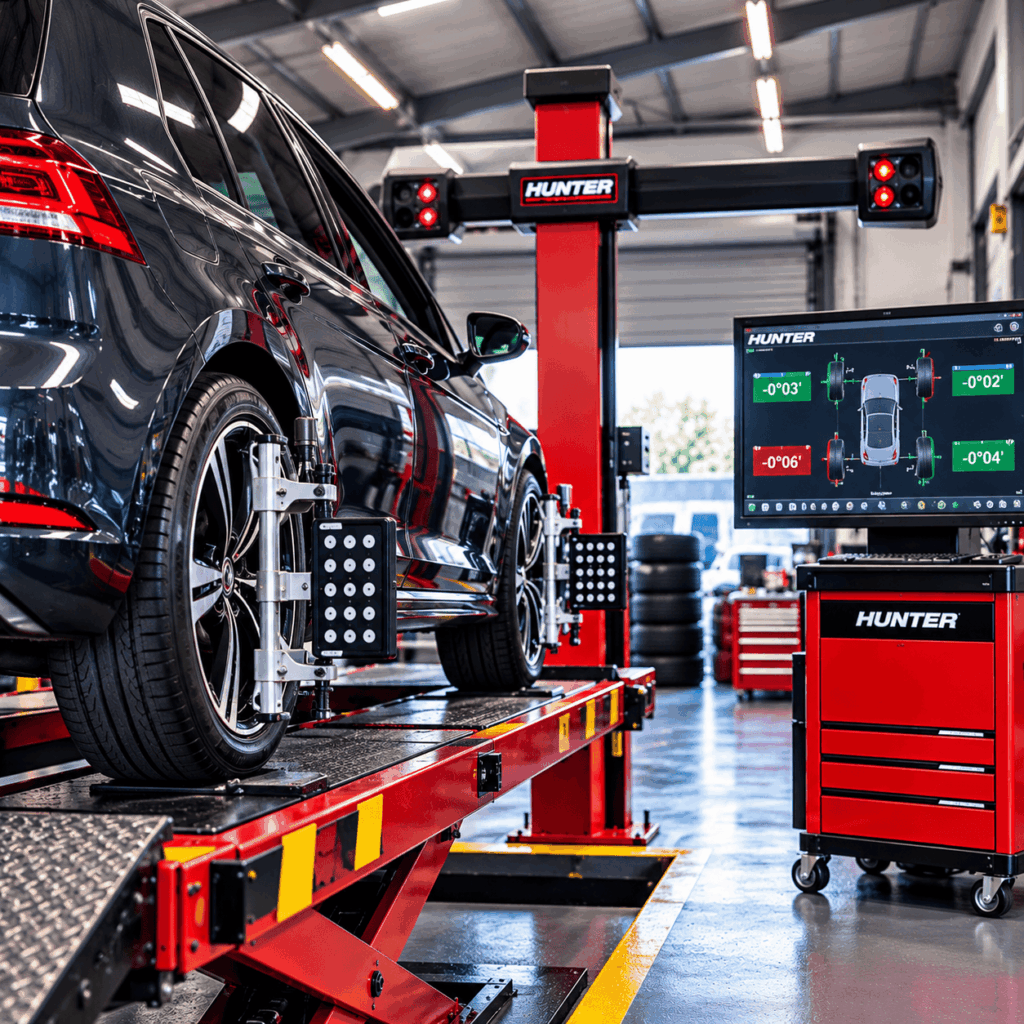 FRONT: £45 OR ALL 4 FOR £90, Laser Wheel Alignment in High Wycombe, The MOT Centre